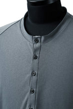 Load image into Gallery viewer, ierib raw edge Tee type-H  / light jersey (BLUE GREY)