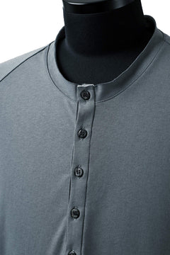 Load image into Gallery viewer, ierib raw edge Tee type-H  / light jersey (BLUE GREY)