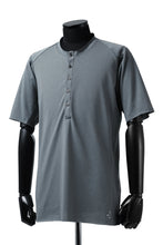 Load image into Gallery viewer, ierib raw edge Tee type-H  / light jersey (BLUE GREY)