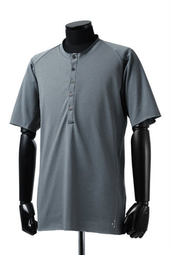 Load image into Gallery viewer, ierib raw edge Tee type-H  / light jersey (BLUE GREY)