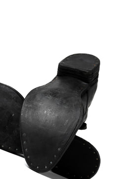 画像をギャラリービューアに読み込む, A DICIANNOVEVENTITRE A1923 DERBY SHOES 033N / HORSE FIORE OILED LEATHER (NERO)