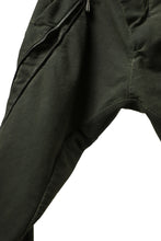 画像をギャラリービューアに読み込む, masnada LATERAL ZIP BAGGY PANTS / STRETCH REPURPOSED COTTON (LEGION)