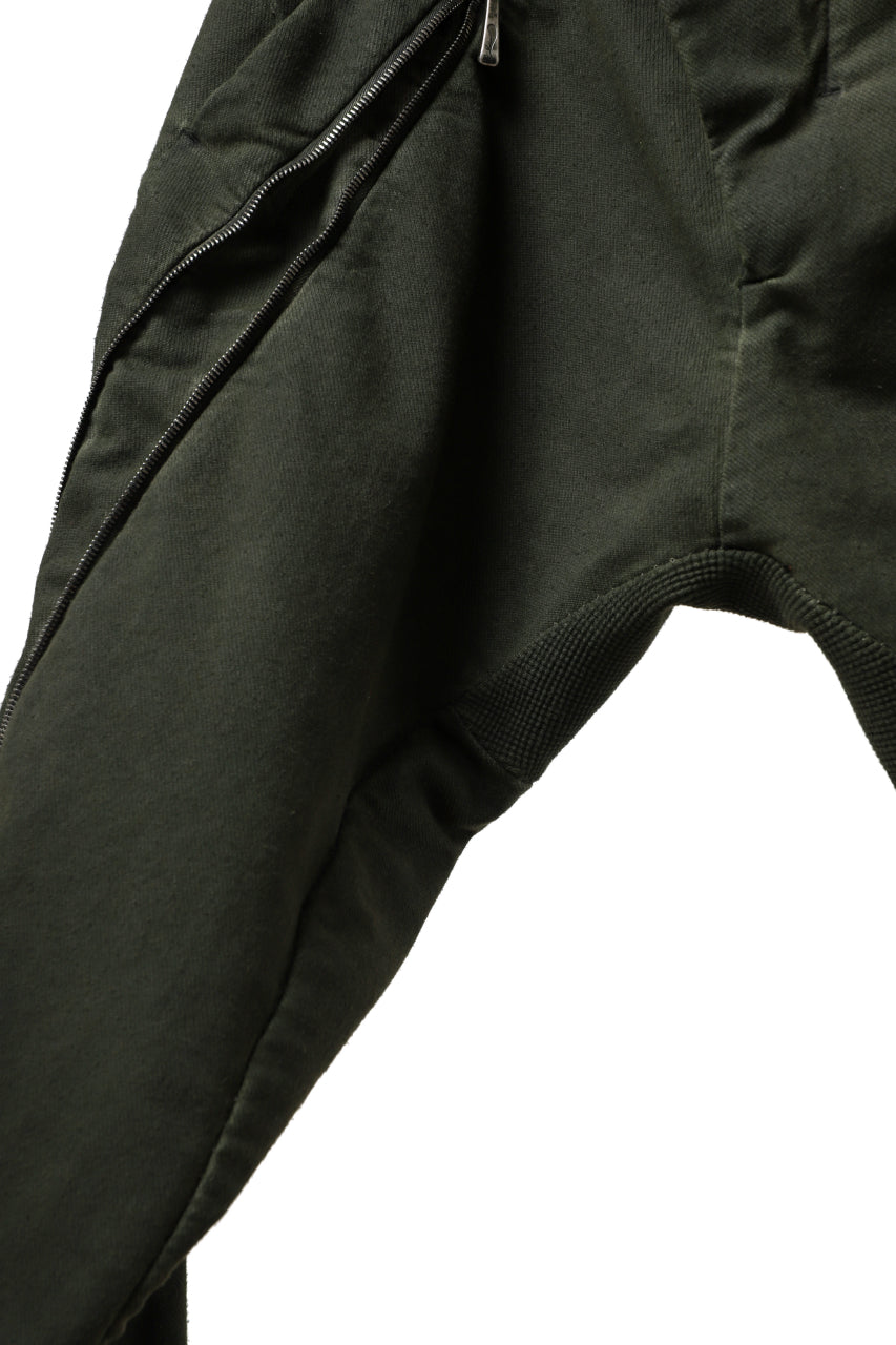 画像をギャラリービューアに読み込む, masnada LATERAL ZIP BAGGY PANTS / STRETCH REPURPOSED COTTON (LEGION)