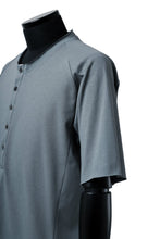 Load image into Gallery viewer, ierib raw edge Tee type-H  / light jersey (BLUE GREY)
