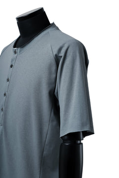 Load image into Gallery viewer, ierib raw edge Tee type-H  / light jersey (BLUE GREY)