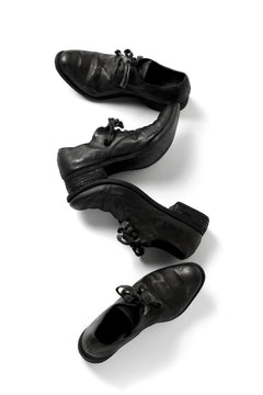 画像をギャラリービューアに読み込む, A DICIANNOVEVENTITRE A1923 DERBY SHOES 033N / HORSE FIORE OILED LEATHER (NERO)