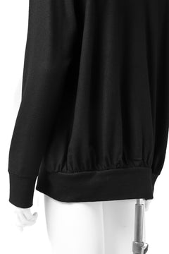 画像をギャラリービューアに読み込む, COLINA RAGLAN SWEAT PULLOVER / SUPER 140s WASHABLE WOOL (BLACK)