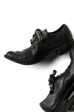 画像をギャラリービューアに読み込む, A DICIANNOVEVENTITRE A1923 DERBY SHOES 033N / HORSE FIORE OILED LEATHER (NERO)