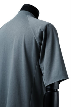 Load image into Gallery viewer, ierib raw edge Tee type-H  / light jersey (BLUE GREY)