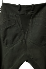 画像をギャラリービューアに読み込む, masnada LATERAL ZIP BAGGY PANTS / STRETCH REPURPOSED COTTON (LEGION)