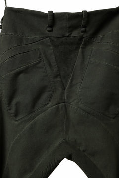 画像をギャラリービューアに読み込む, masnada LATERAL ZIP BAGGY PANTS / STRETCH REPURPOSED COTTON (LEGION)