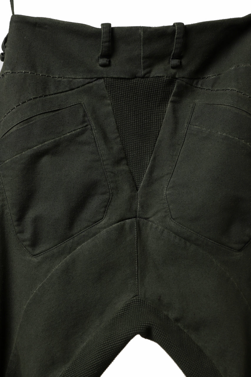 画像をギャラリービューアに読み込む, masnada LATERAL ZIP BAGGY PANTS / STRETCH REPURPOSED COTTON (LEGION)