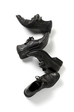 画像をギャラリービューアに読み込む, A DICIANNOVEVENTITRE A1923 DERBY SHOES 033N / HORSE FIORE OILED LEATHER (NERO)