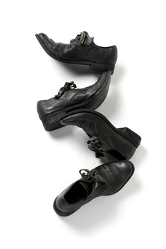 画像をギャラリービューアに読み込む, A DICIANNOVEVENTITRE A1923 DERBY SHOES 033N / HORSE FIORE OILED LEATHER (NERO)