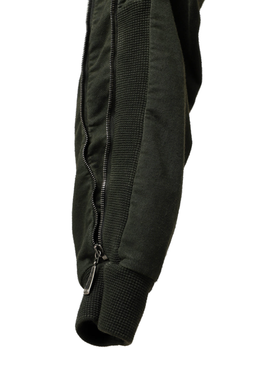 画像をギャラリービューアに読み込む, masnada LATERAL ZIP BAGGY PANTS / STRETCH REPURPOSED COTTON (LEGION)