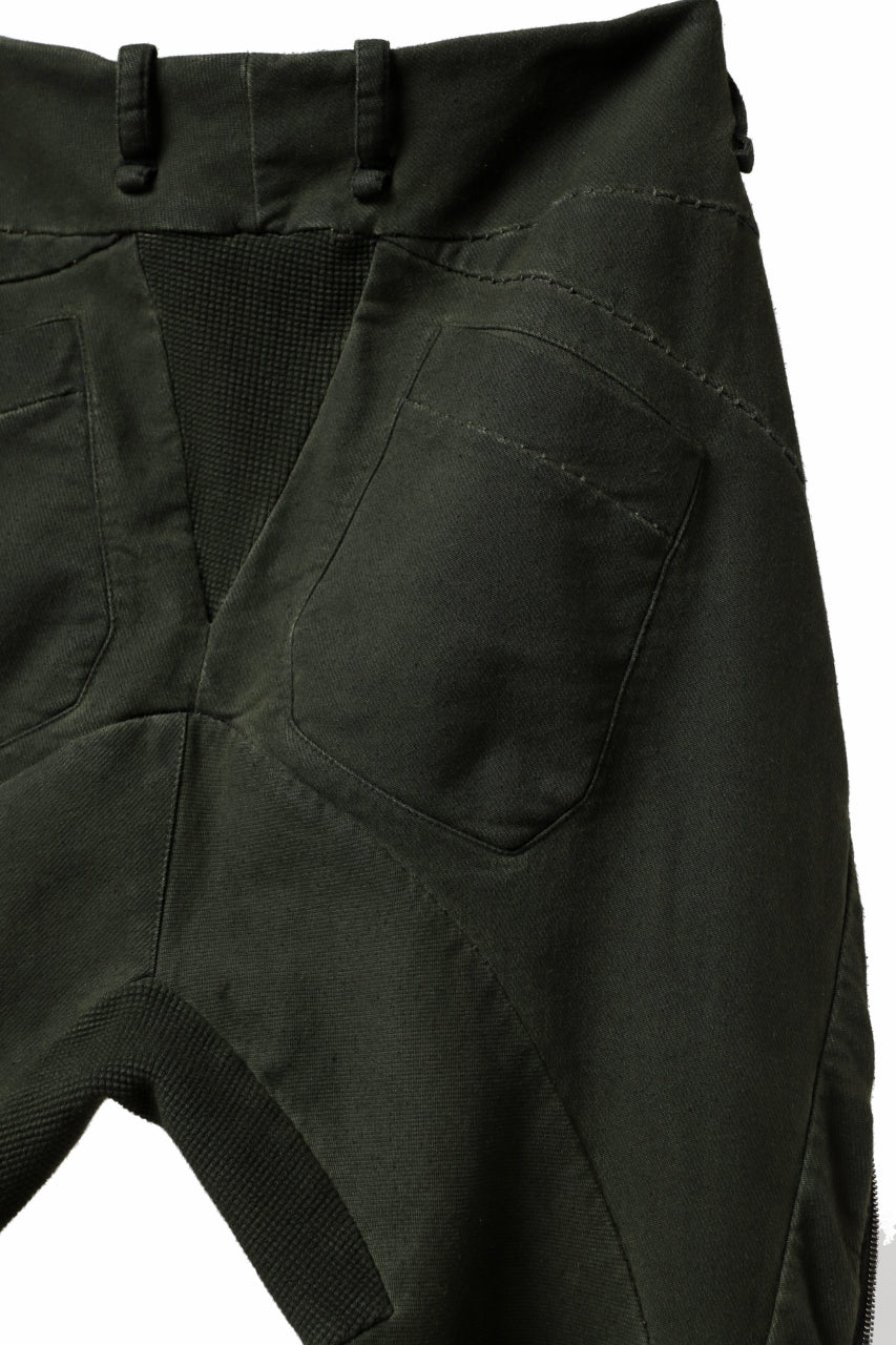 画像をギャラリービューアに読み込む, masnada LATERAL ZIP BAGGY PANTS / STRETCH REPURPOSED COTTON (LEGION)