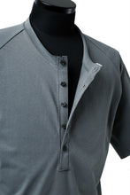 Load image into Gallery viewer, ierib raw edge Tee type-H  / light jersey (BLUE GREY)