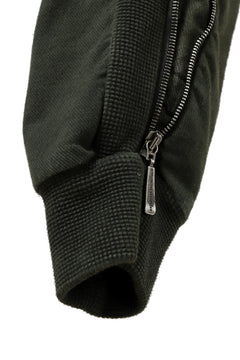 画像をギャラリービューアに読み込む, masnada LATERAL ZIP BAGGY PANTS / STRETCH REPURPOSED COTTON (LEGION)