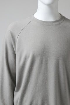 画像をギャラリービューアに読み込む, COLINA RAGLAN SWEAT PULLOVER / SUPER 140s WASHABLE WOOL (GREIGE)