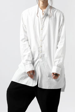 画像をギャラリービューアに読み込む, KLASICA SH-021 VINTAGE PATTERN SHIRT / WASHABLE BROAD (WHITE)