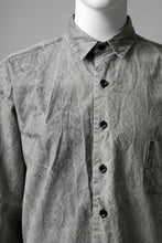 画像をギャラリービューアに読み込む, COLINA BIG MINIMAL SHIRT / ORGANIC SUPIMA COTTON BROX (STONE)