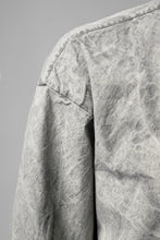 画像をギャラリービューアに読み込む, COLINA BIG MINIMAL SHIRT / ORGANIC SUPIMA COTTON BROX (STONE)