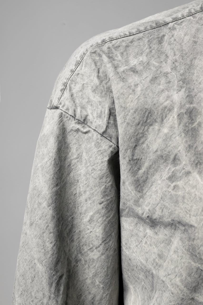 画像をギャラリービューアに読み込む, COLINA BIG MINIMAL SHIRT / ORGANIC SUPIMA COTTON BROX (STONE)