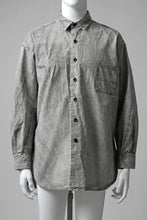 画像をギャラリービューアに読み込む, COLINA BIG MINIMAL SHIRT / ORGANIC SUPIMA COTTON BROX (STONE)