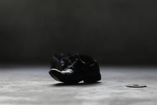画像をギャラリービューアに読み込む, A DICIANNOVEVENTITRE A1923 DERBY SHOES 033N / HORSE FIORE OILED LEATHER (NERO)