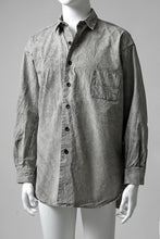 画像をギャラリービューアに読み込む, COLINA BIG MINIMAL SHIRT / ORGANIC SUPIMA COTTON BROX (STONE)