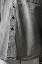 画像をギャラリービューアに読み込む, COLINA BIG MINIMAL SHIRT / ORGANIC SUPIMA COTTON BROX (STONE)