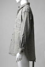 画像をギャラリービューアに読み込む, COLINA BIG MINIMAL SHIRT / ORGANIC SUPIMA COTTON BROX (STONE)