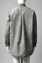 画像をギャラリービューアに読み込む, COLINA BIG MINIMAL SHIRT / ORGANIC SUPIMA COTTON BROX (STONE)