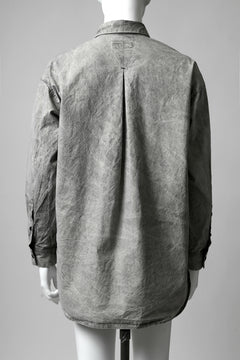 画像をギャラリービューアに読み込む, COLINA BIG MINIMAL SHIRT / ORGANIC SUPIMA COTTON BROX (STONE)