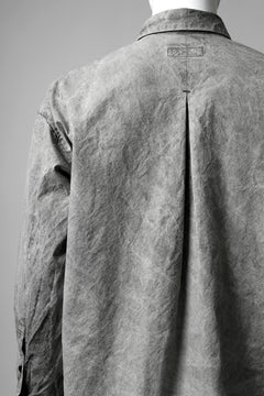 画像をギャラリービューアに読み込む, COLINA BIG MINIMAL SHIRT / ORGANIC SUPIMA COTTON BROX (STONE)