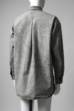 画像をギャラリービューアに読み込む, COLINA BIG MINIMAL SHIRT / ORGANIC SUPIMA COTTON BROX (STONE)