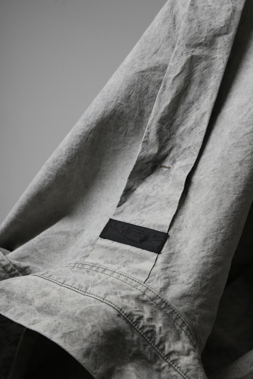 画像をギャラリービューアに読み込む, COLINA BIG MINIMAL SHIRT / ORGANIC SUPIMA COTTON BROX (STONE)