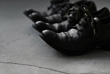 画像をギャラリービューアに読み込む, A DICIANNOVEVENTITRE A1923 DERBY SHOES 033N / HORSE FIORE OILED LEATHER (NERO)