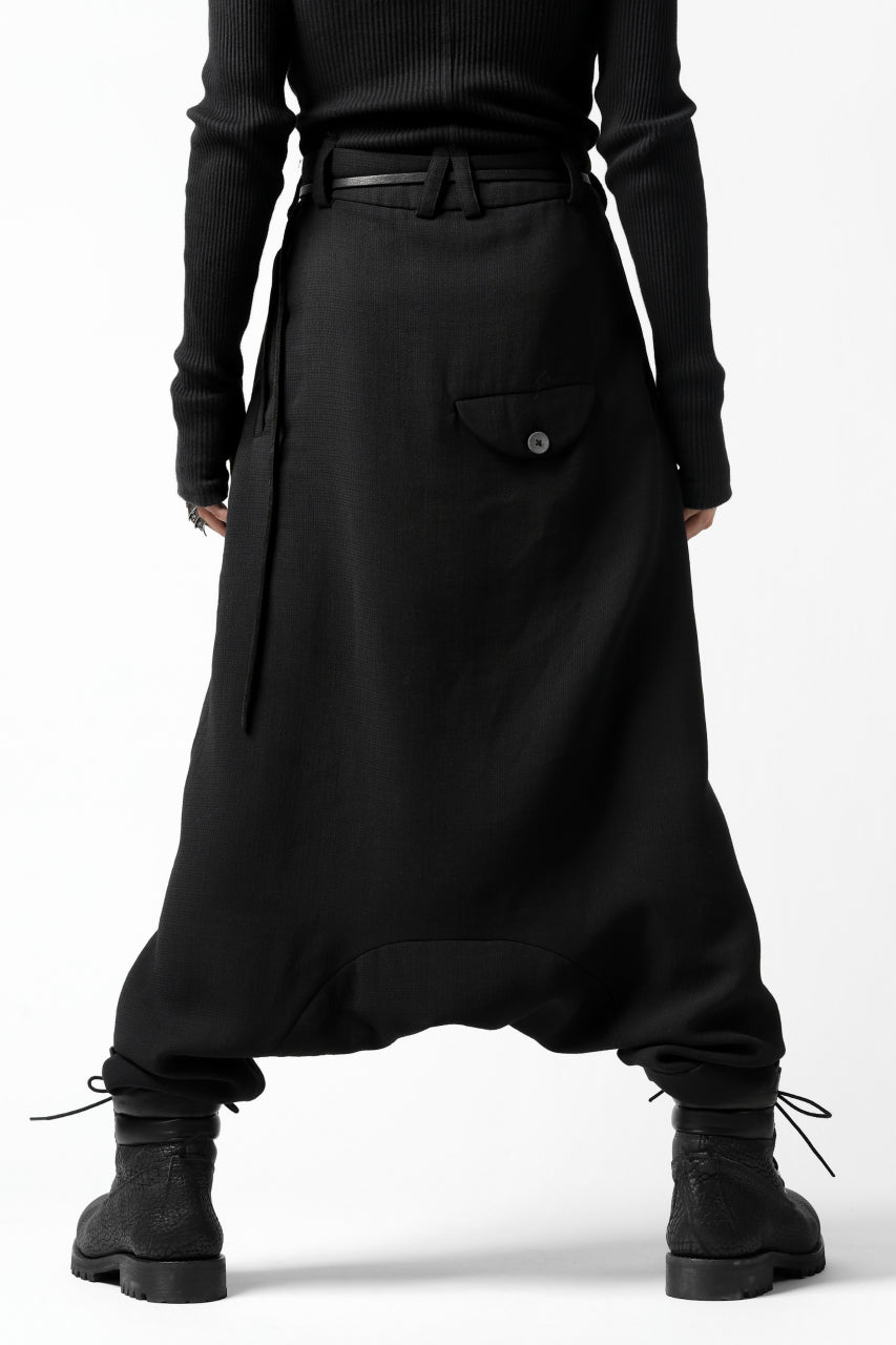 画像をギャラリービューアに読み込む, SOSNOVSKA exclusive KNEE ELLIPSED PANTS (BLACK)