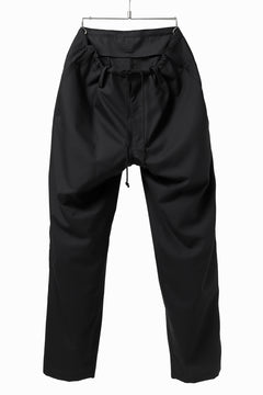 Load image into Gallery viewer, Y's BANG ON! No.7 WAIST STRING WOOL TROPICAL PANTS (BLACK) ※