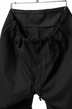 Load image into Gallery viewer, Y's BANG ON! No.7 WAIST STRING WOOL TROPICAL PANTS (BLACK) ※
