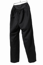 Load image into Gallery viewer, Y's BANG ON! No.7 WAIST STRING WOOL TROPICAL PANTS (BLACK) ※