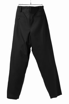 Load image into Gallery viewer, Y's BANG ON! No.7 WAIST STRING WOOL TROPICAL PANTS (BLACK) ※
