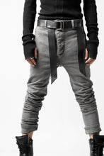 Load image into Gallery viewer, 11 BY BORIS BIDJAN SABERI LEATHER BELT "BELT1-F-1504" (COW SKIN / BLACK)