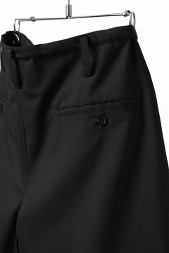 Load image into Gallery viewer, Y's BANG ON! No.7 WAIST STRING WOOL TROPICAL PANTS (BLACK) ※