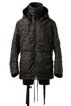 画像をギャラリービューアに読み込む, masnada REVERSIBLE 8WAY PADDED JACKET / RIPSTOP + RECYCLED WADDING (BLACK/DUST)
