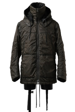 画像をギャラリービューアに読み込む, masnada REVERSIBLE 8WAY PADDED JACKET / RIPSTOP + RECYCLED WADDING (BLACK/DUST)