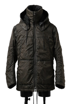 画像をギャラリービューアに読み込む, masnada REVERSIBLE 8WAY PADDED JACKET / RIPSTOP + RECYCLED WADDING (BLACK/DUST)