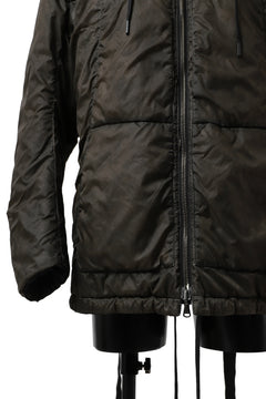 画像をギャラリービューアに読み込む, masnada REVERSIBLE 8WAY PADDED JACKET / RIPSTOP + RECYCLED WADDING (BLACK/DUST)
