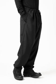 Load image into Gallery viewer, Y's BANG ON! No.7 WAIST STRING WOOL TROPICAL PANTS (BLACK) ※